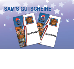 SAM'S Gutscheine